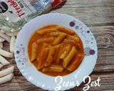A picture of step 4 of Tteokbokki.