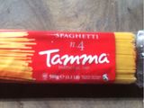 Spaghettis italianos con crema naranja