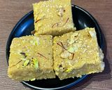 A picture of step 5 of Walnut barfi.