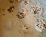 Húsgombóc karalábészószban recept fázis 6 fotója