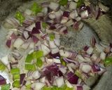 A picture of step 2 of Leftover fried rice.
