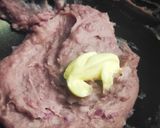 A picture of step 5 of Purple yam halwa with coconut milk.