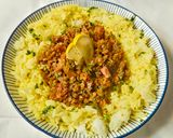 صورة لخطوة 6 من وصفة أرز باللحم المفروم والكزبرة