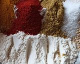 A picture of step 1 of Ragi thepla.