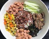 Hình bước làm 2 của món Cơm lứt trộn rong biển 🍙
