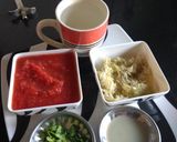 A picture of step 1 of Lauki Tamatar Juice.