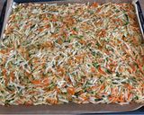 Zöldség tekercs recept fázis 2 fotója