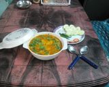 A picture of step 25 of Rajasthani dal dokli.
