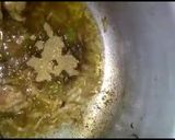 A picture of step 4 of Afghani palaou.