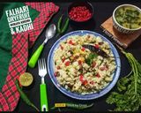A picture of step 10 of Falahari Dryfruit Moraiya Khichdi With Falahari Kadhi.