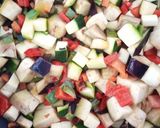 Foto del paso 1 de la receta Arroz Integral al Wok con Salsa de Soja, Bacon y Verduritas a la Mantequilla