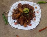 A picture of step 8 of Arbi masala.