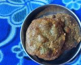 A picture of step 7 of Urad Puri vada.