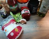 Sültpaprikás fusilli krémes balzsamecettel recept fázis 1 fotója