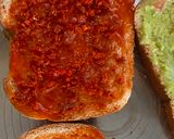 A picture of step 2 of Garlic Artesano  Sandwich.