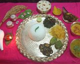 A picture of step 14 of Bengali Lunch Non-Veg Thali.