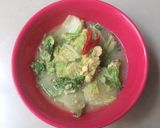 Foto langkah ke 8 dari resep Sawi Putih kuah Telur.