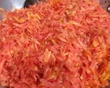 A picture of step 2 of Gajar ka halwa.