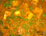 A picture of step 3 of मटर पनीर.