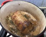 Une image de l'étape 8 de Rôti de porc au cidre, sirop d'érable et herbes aromatiques.