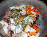 Foto del paso 1 de la receta: Guiso con lo que quedó del asado