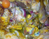 A picture of step 1 of Peppered chicken.