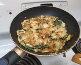 A picture of step 6 of Cheesy spinach omelette.