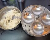 A picture of step 1 of Tricolour idlis.
