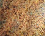 A picture of step 2 of Carrot Pulao.