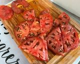 Une image de l'étape 7 de Petites salades de tomates au crabe.