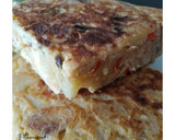 Foto del paso 10 de la receta: Tortilla de patata con cebolla y pimiento