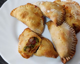 Foto del paso 6 de la receta: Masa casera para empanadillas (rellenas de bacon, pimiento y queso)