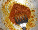 A picture of step 2 of पनीर भुजी.