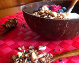 Foto del paso 3 de la receta: Granola con cacao y avellanas a la sartén