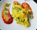 Foto langkah ke 8 dari resep Omelet Wortel Pakcoy.