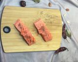 A picture of step 3 of Honey Garlic Salmon with Rice Noodles.