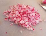 A picture of step 1 of Spring Pink Radish Tartlets.