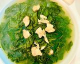 Hình bước làm 3 của món Canh rau ngót Nhật nấu nghêu 🌿