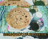 A picture of step 4 of Big potato stuff Parantha aloo ka paratha.