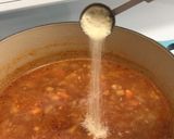 A picture of step 8 of Vegetable, Meat, and Orzo Soup with Zucchini and Country Sausage.