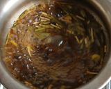 A picture of step 2 of Lemon grass masala tea.