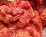A picture of step 1 of Noodle wrapped chicken fritters.