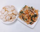 Hình bước làm 7 của món Gỏi ngó sen nấm tuyết