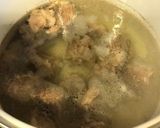 A picture of step 1 of Pork Sinigang.