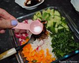 A picture of step 5 of Rice salad.