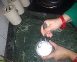 A picture of step 4 of Mishti Doi.