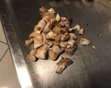 Une image de l'étape 5 de Ciocches multicolores en gratin aux champignons et fromage de chèvre.