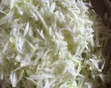 A picture of step 1 of Papaya sambharo.