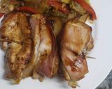 Foto del paso 8 de la receta: Pincho de pollo c/guarnición