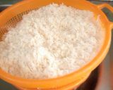 A picture of step 1 of White Rice and Stew with Fried plaintain.